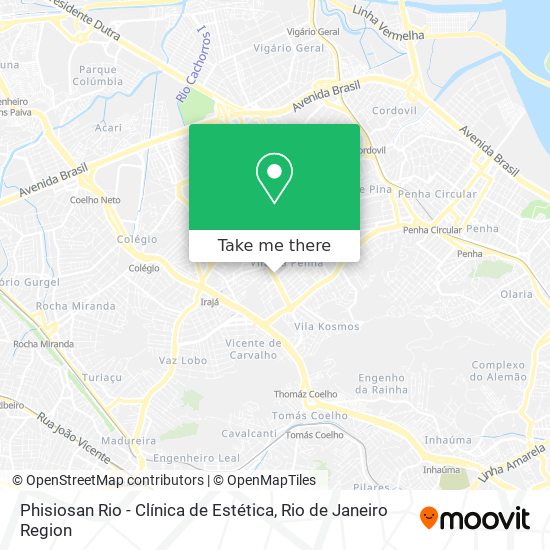 Phisiosan Rio - Clínica de Estética map