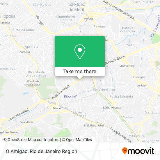 O Amigao map