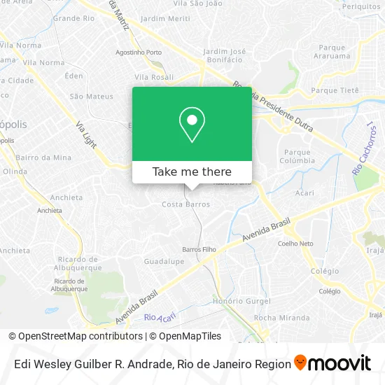 Edi Wesley Guilber R. Andrade map