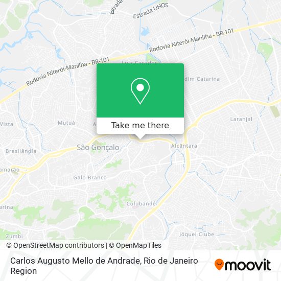 Mapa Carlos Augusto Mello de Andrade