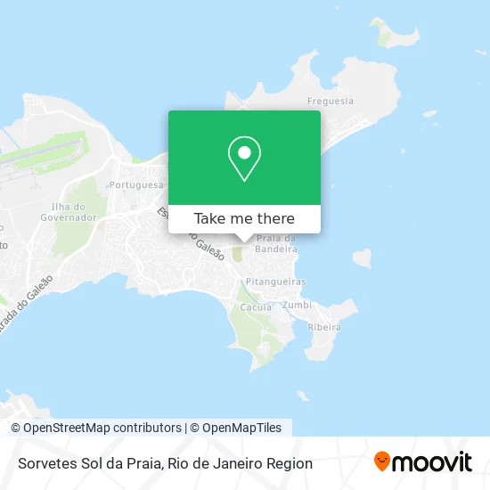 Sorvetes Sol da Praia map