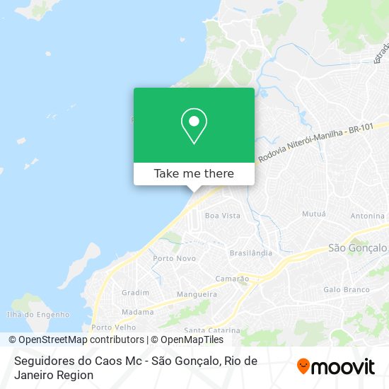 Seguidores do Caos Mc - São Gonçalo map