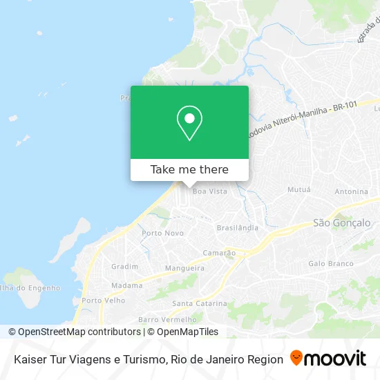 Kaiser Tur Viagens e Turismo map