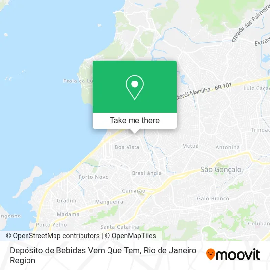 Depósito de Bebidas Vem Que Tem map