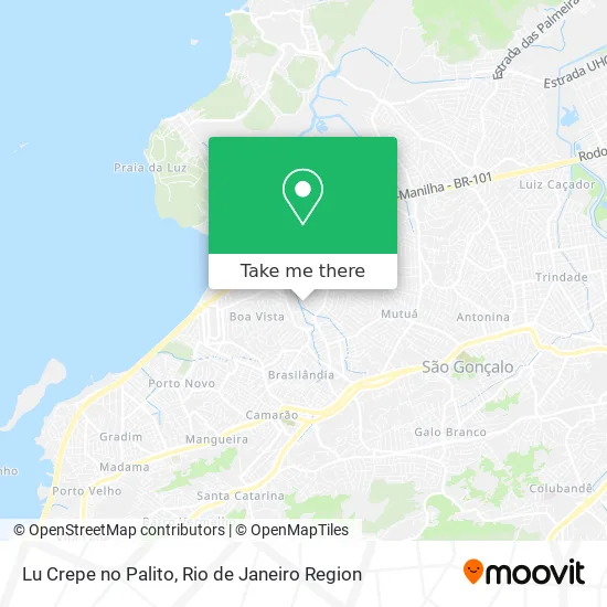 Lu Crepe no Palito map