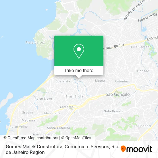 Gomes Malek Construtora, Comercio e Servicos map