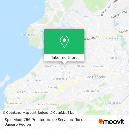 Spin Masf 756 Prestadora de Servicos map