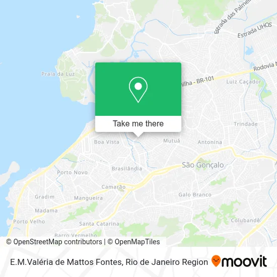 E.M.Valéria de Mattos Fontes map