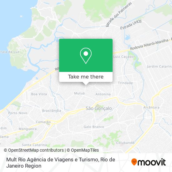 Mapa Mult Rio Agência de Viagens e Turismo