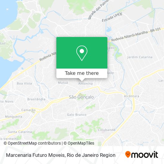 Marcenaria Futuro Moveis map