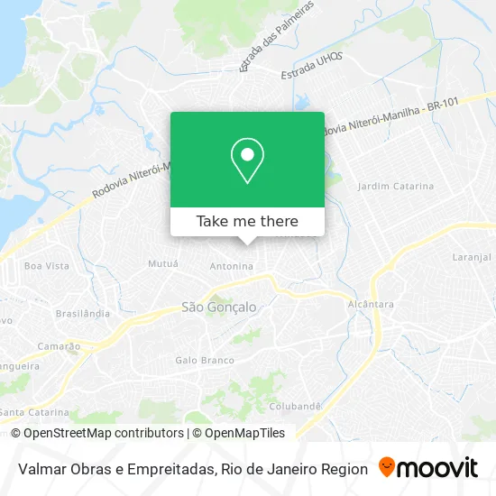 Valmar Obras e Empreitadas map