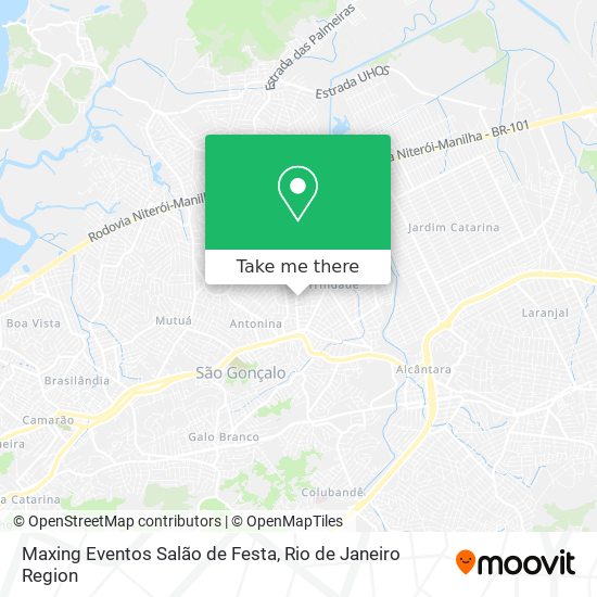 Mapa Maxing Eventos Salão de Festa