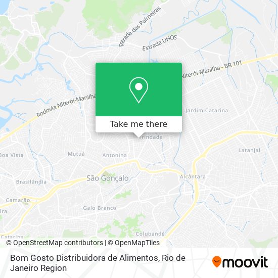 Bom Gosto Distribuidora de Alimentos map