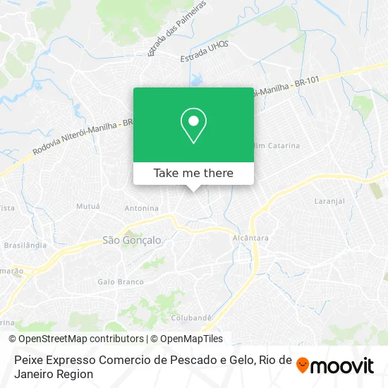 Peixe Expresso Comercio de Pescado e Gelo map