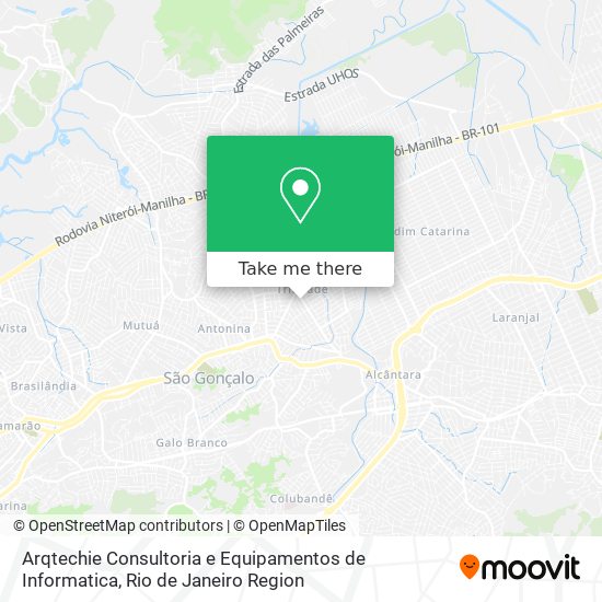 Mapa Arqtechie Consultoria e Equipamentos de Informatica