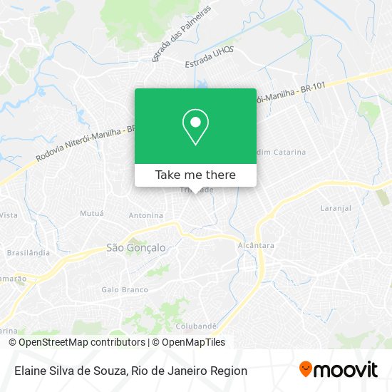 Elaine Silva de Souza map