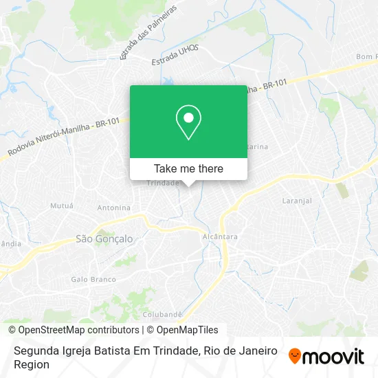 Segunda Igreja Batista Em Trindade map