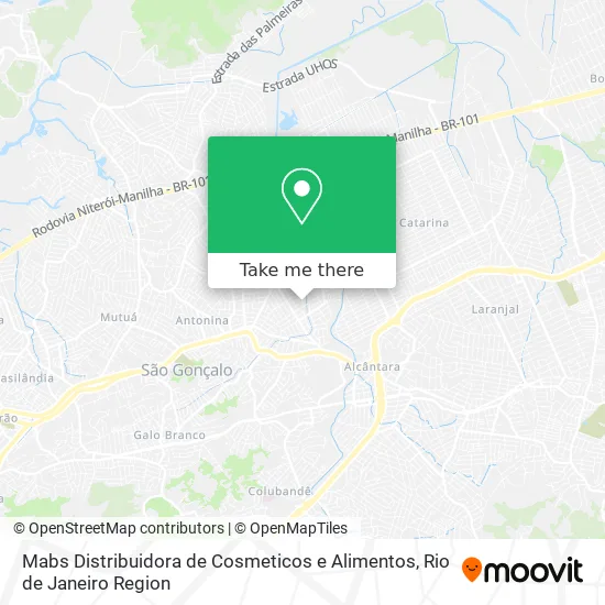 Mabs Distribuidora de Cosmeticos e Alimentos map