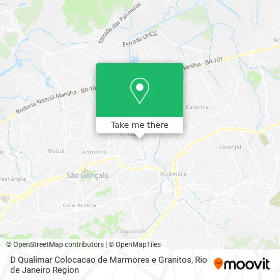 D Qualimar Colocacao de Marmores e Granitos map