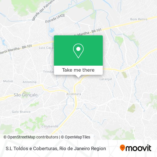S.L Toldos e Coberturas map