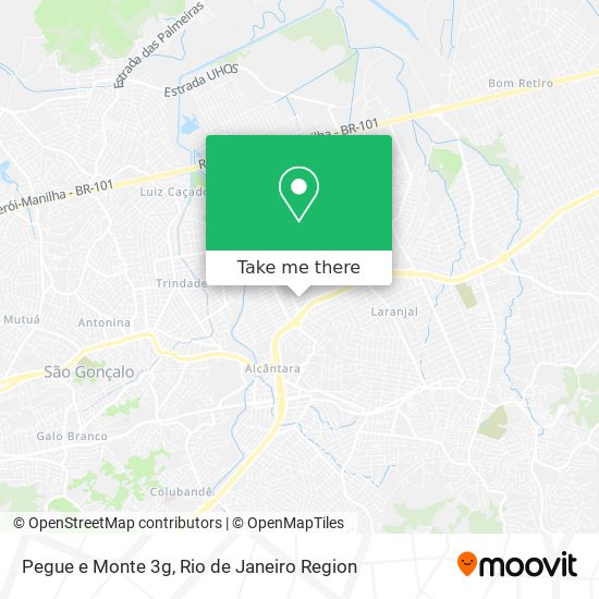 Mapa Pegue e Monte 3g