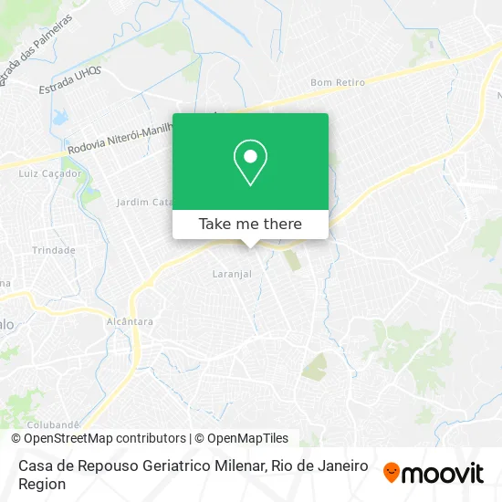 Casa de Repouso Geriatrico Milenar map