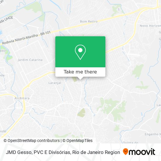 JMD Gesso, PVC E Divisórias map