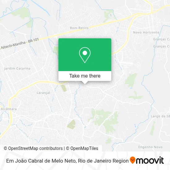 Em João Cabral de Melo Neto map