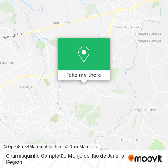 Churrasquinho Completão Monjolos map