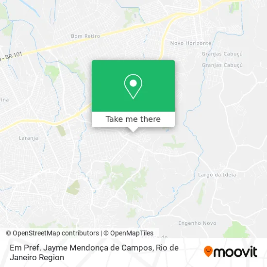 Em Pref. Jayme Mendonça de Campos map
