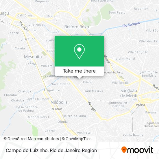 Campo do Luizinho map