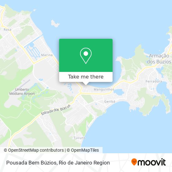 Pousada Bem Búzios map