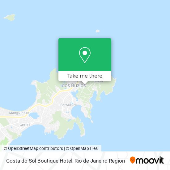 Mapa Costa do Sol Boutique Hotel
