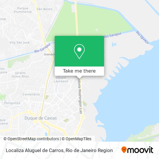 Localiza Aluguel de Carros map