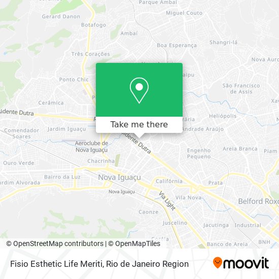 Fisio Esthetic Life Meriti map