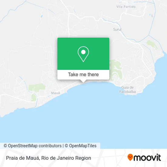 Praia de Mauá map
