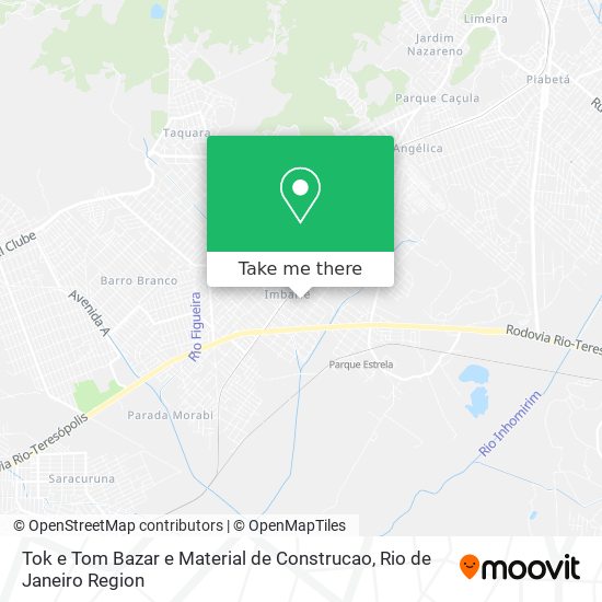Tok e Tom Bazar e Material de Construcao map