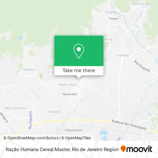 Ração Humana Cereal Master map