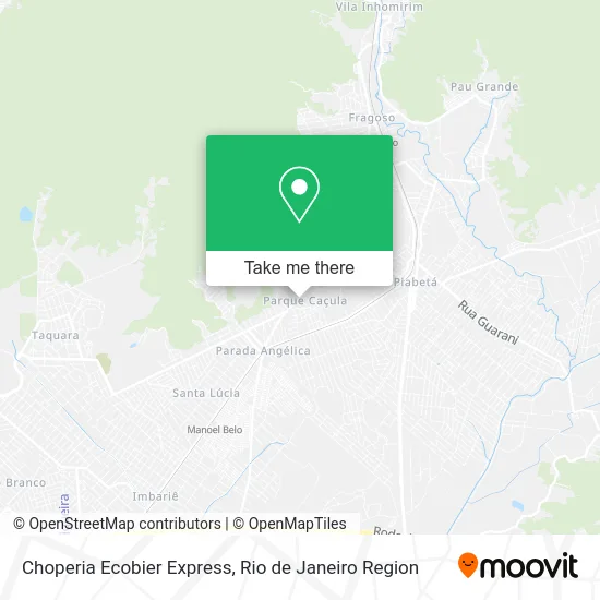 Choperia Ecobier Express map