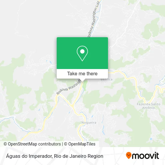 Águas do Imperador map