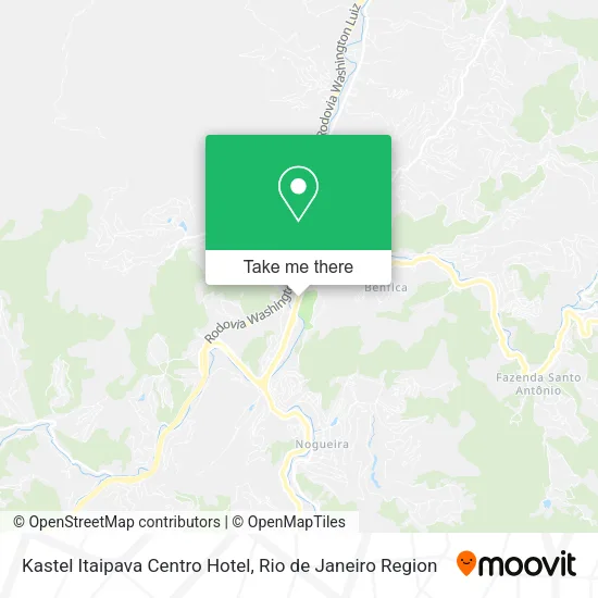 Kastel Itaipava Centro Hotel map