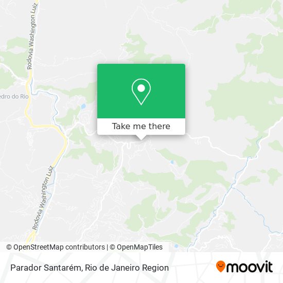 Parador Santarém map