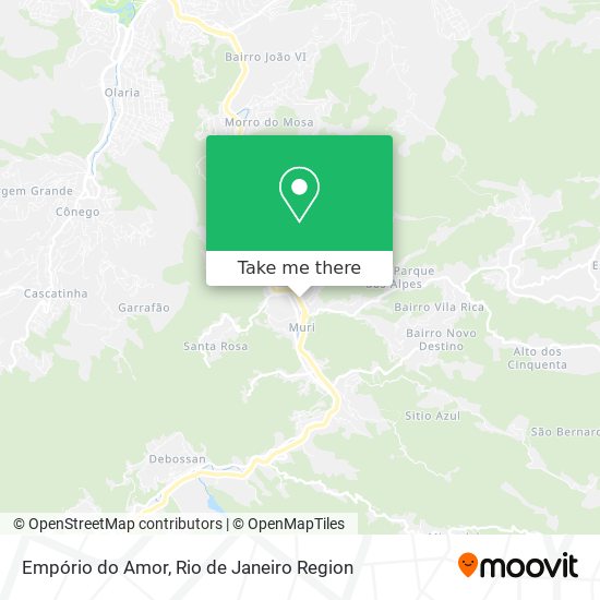 Empório do Amor map