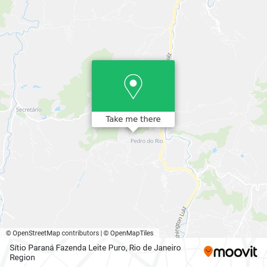 Sítio Paraná Fazenda Leite Puro map