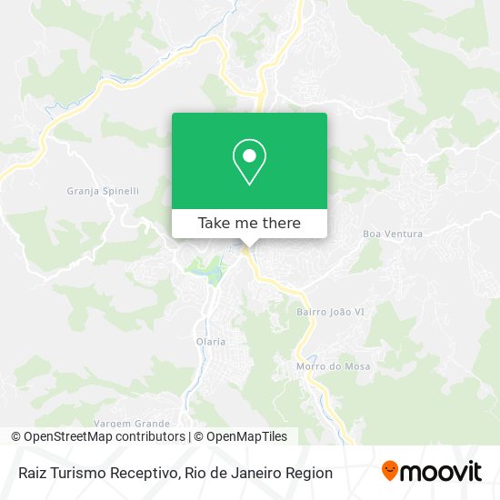 Raiz Turismo Receptivo map