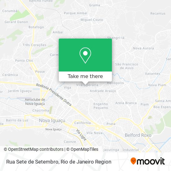 Rua Sete de Setembro map