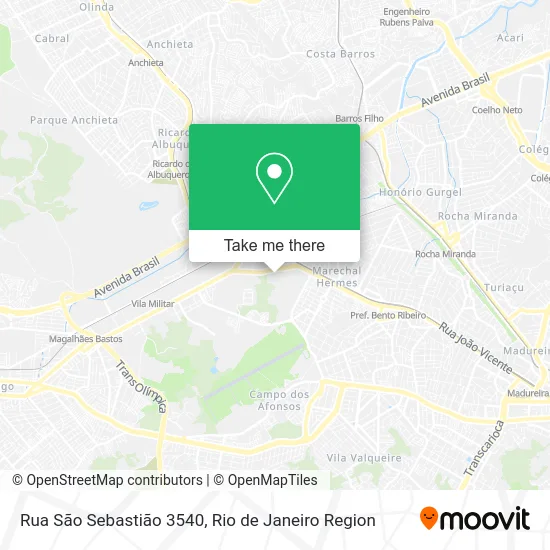 Rua São Sebastião 3540 map