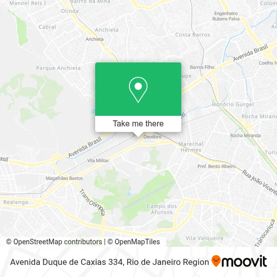 Avenida Duque de Caxias 334 map