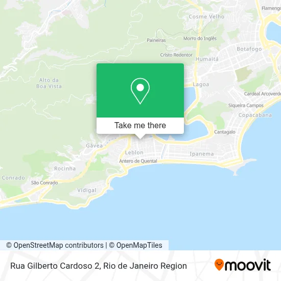 Rua Gilberto Cardoso 2 map