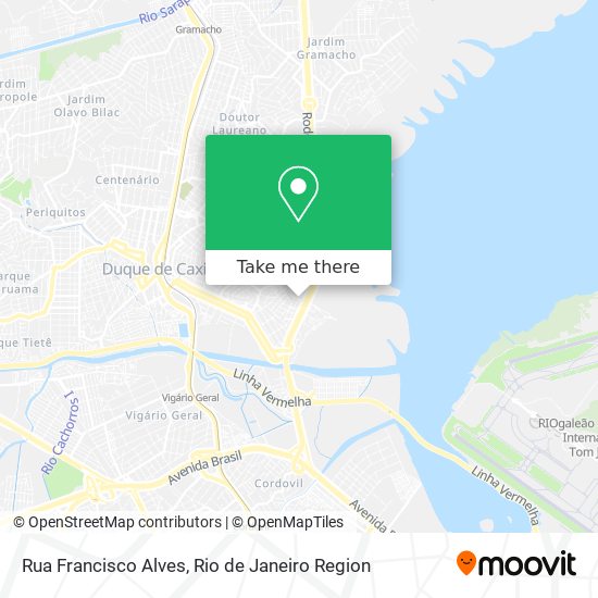 Mapa Rua Francisco Alves